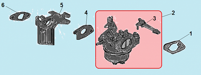 12 КАРБЮРАТОР КУЛЬТИВАТОР CHAMPION ВC6712